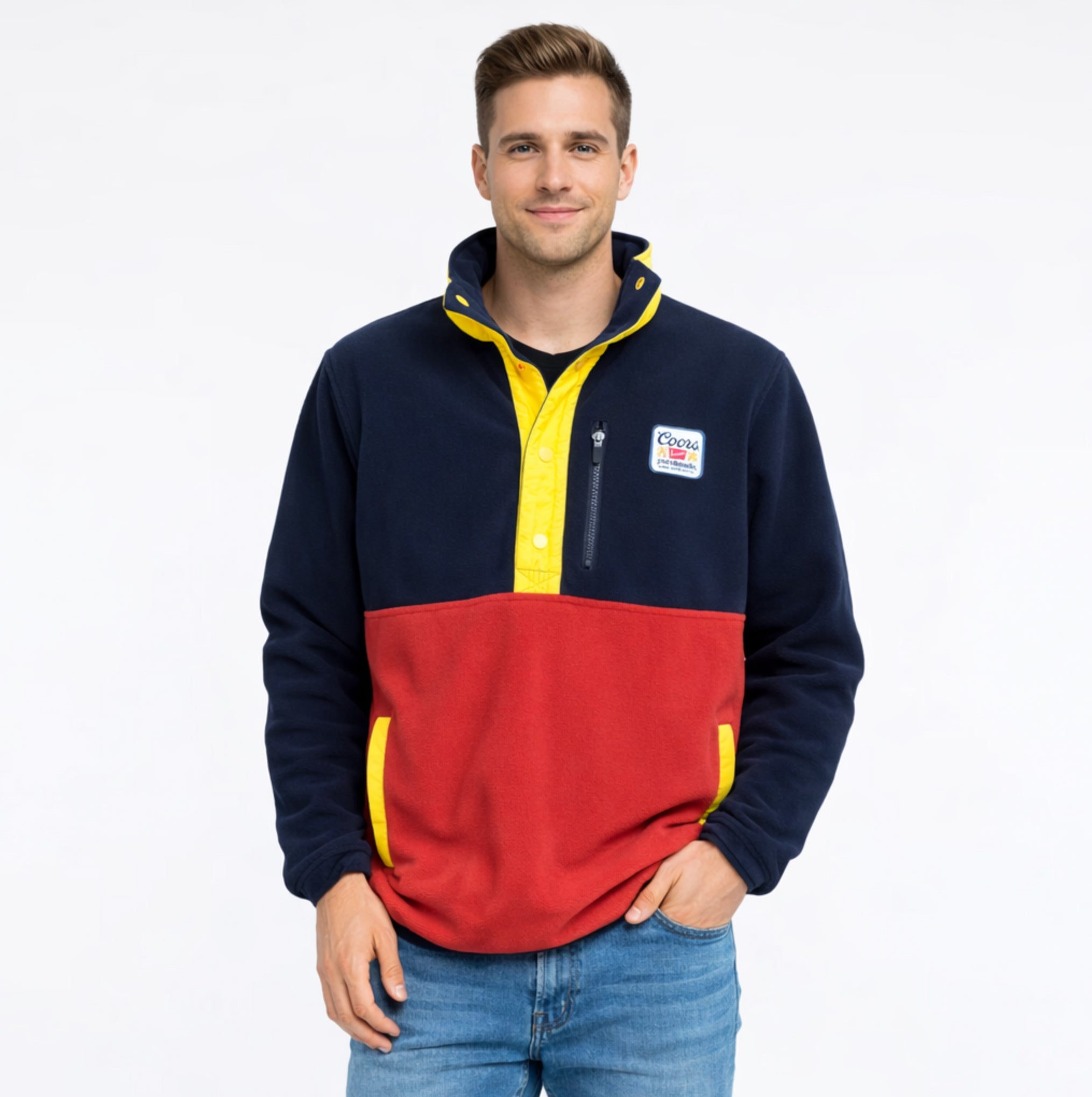 Unisex Coors Banquet x YoColorado Fleece Snap Jacket