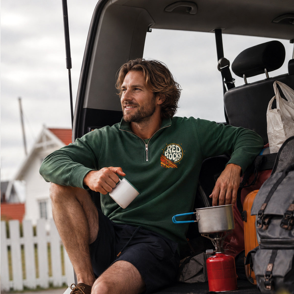 Red Rocks Roadshow Unisex Quarter-Zip