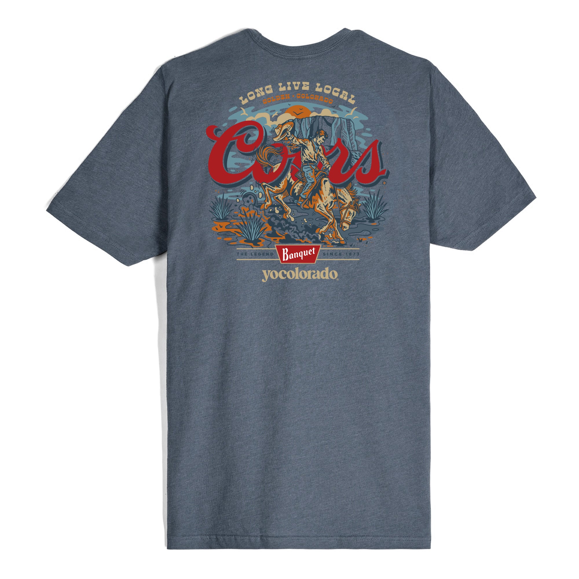 Unisex Coors Bronco Banquet x YoColorado T-Shirt