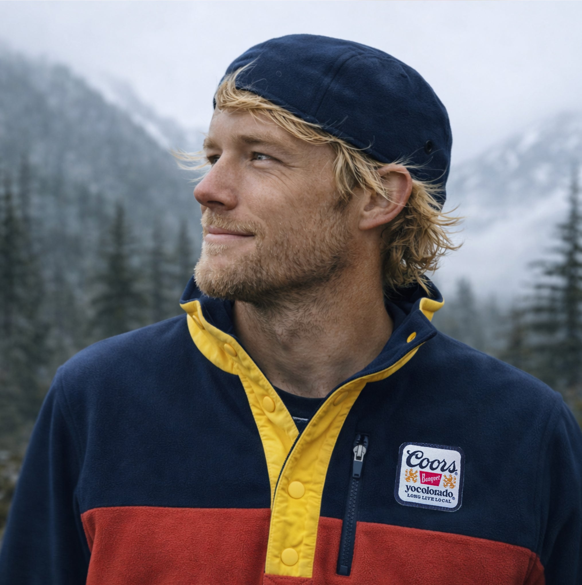 Unisex Coors Banquet x YoColorado Fleece Snap Jacket