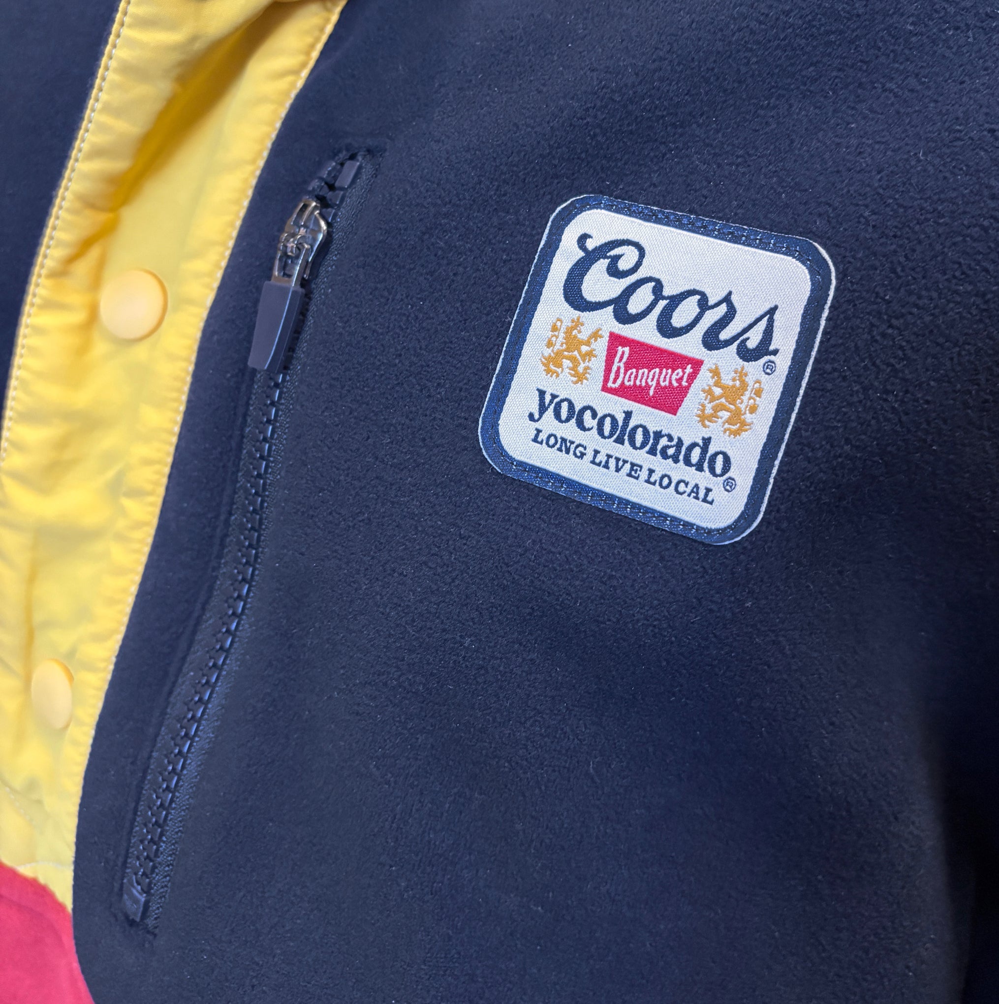 Unisex Coors Banquet x YoColorado Fleece Snap Jacket