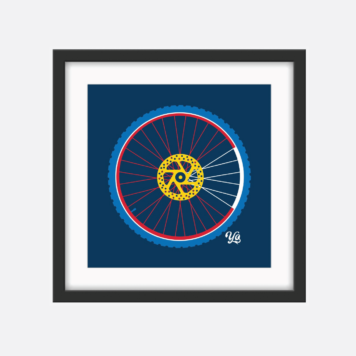 mountainbike poster Colorado Mountain Bike Wheel Screen Printed “A mountain biker rides kaminholz regal draußen HDO+ Analog FPV Goggles Glove Sizes:Small
