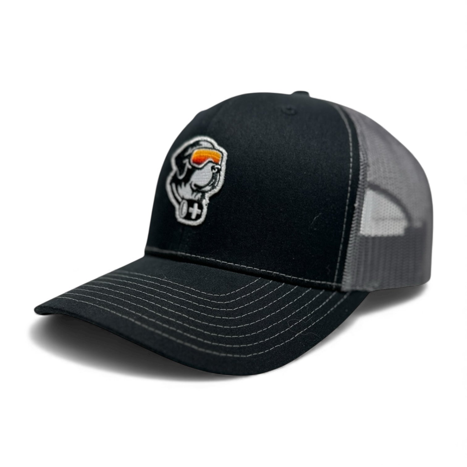NSP Big Fit Blizz the “Pawtrol” Dog Trucker Hat in Storm Black