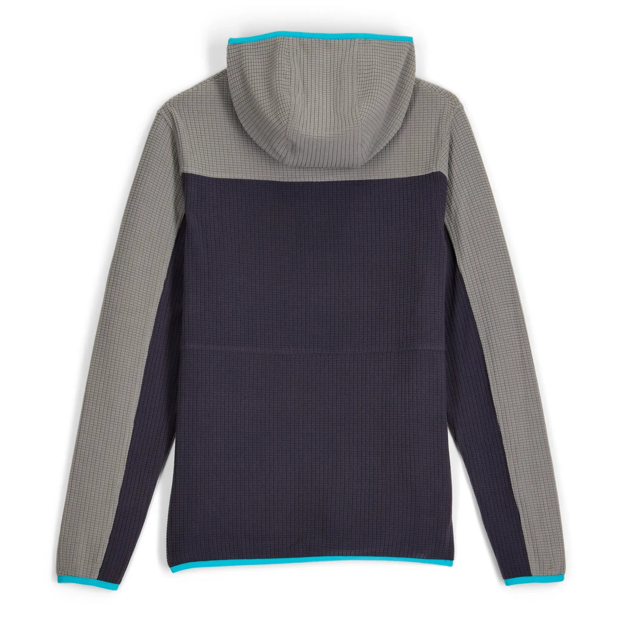 Unisex Verve Grid Fleece Hoodie in Ash