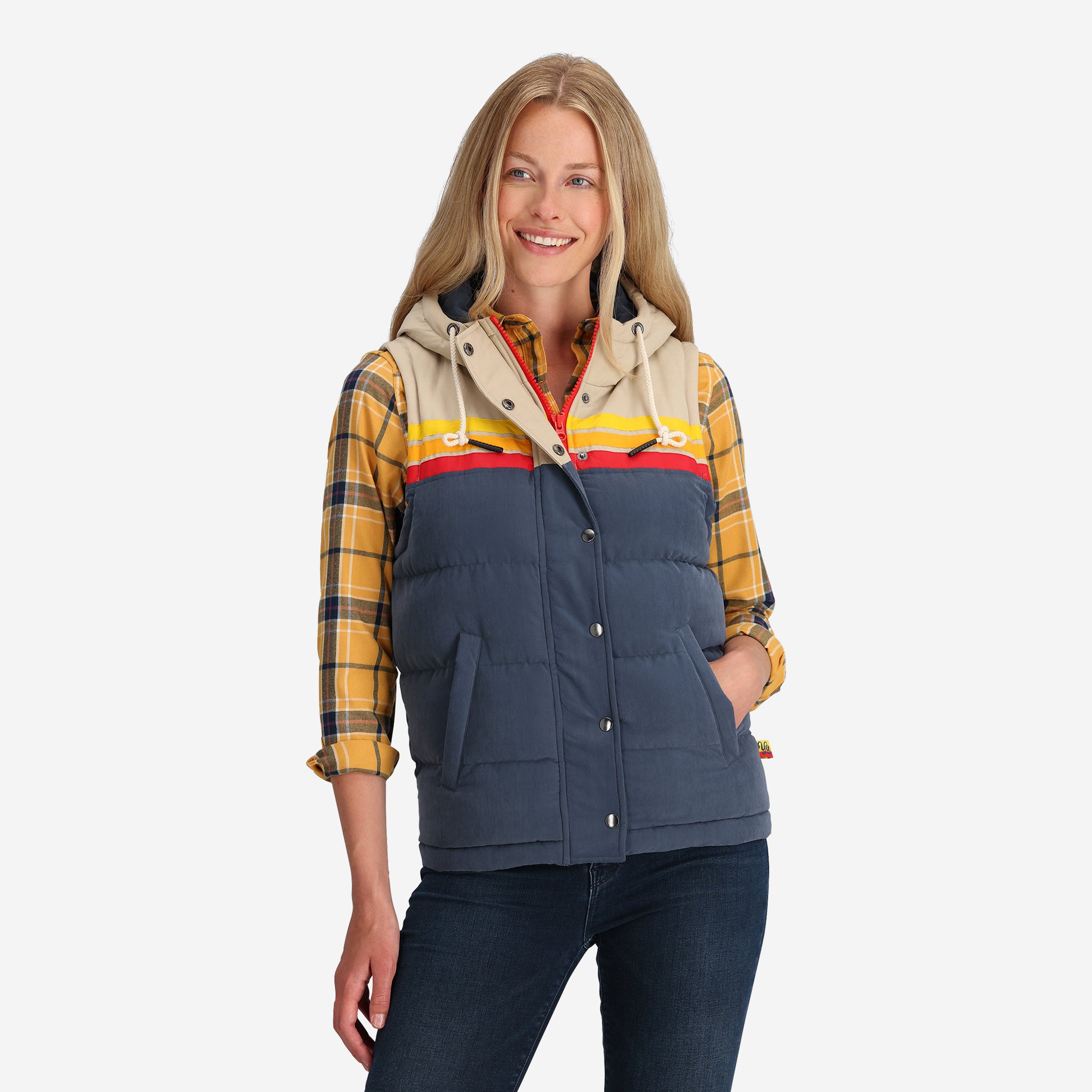 Unisex Epic Fader Puffer Hooded Vest