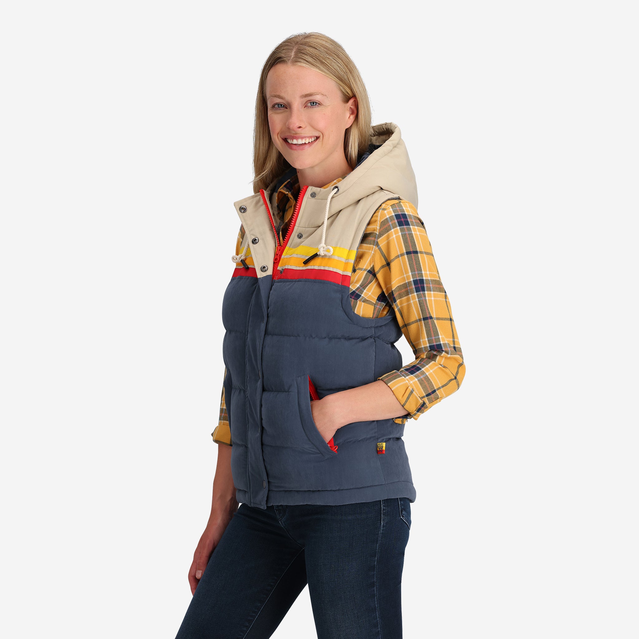 Unisex Epic Fader Puffer Hooded Vest