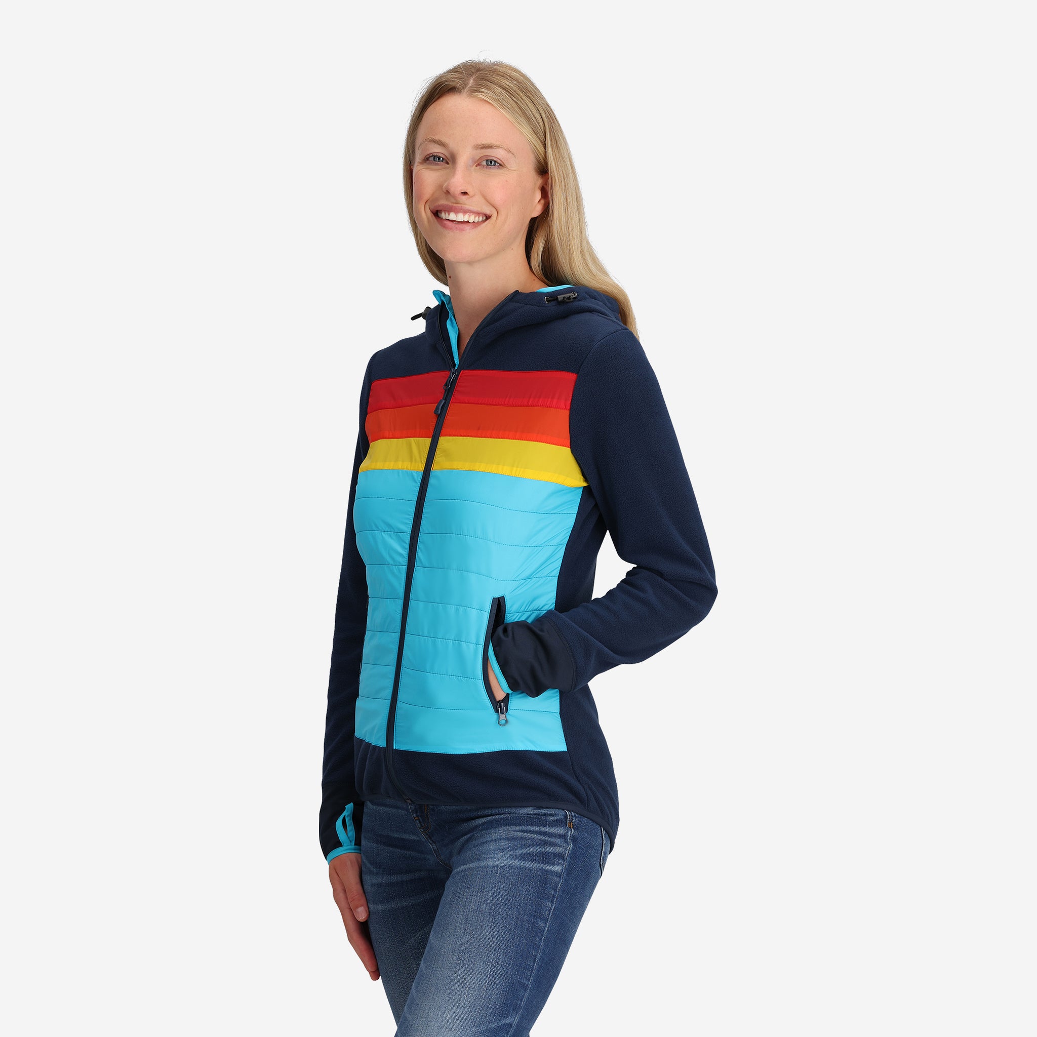 Women's Momentum Polartec® Fleece Jacket in Navy