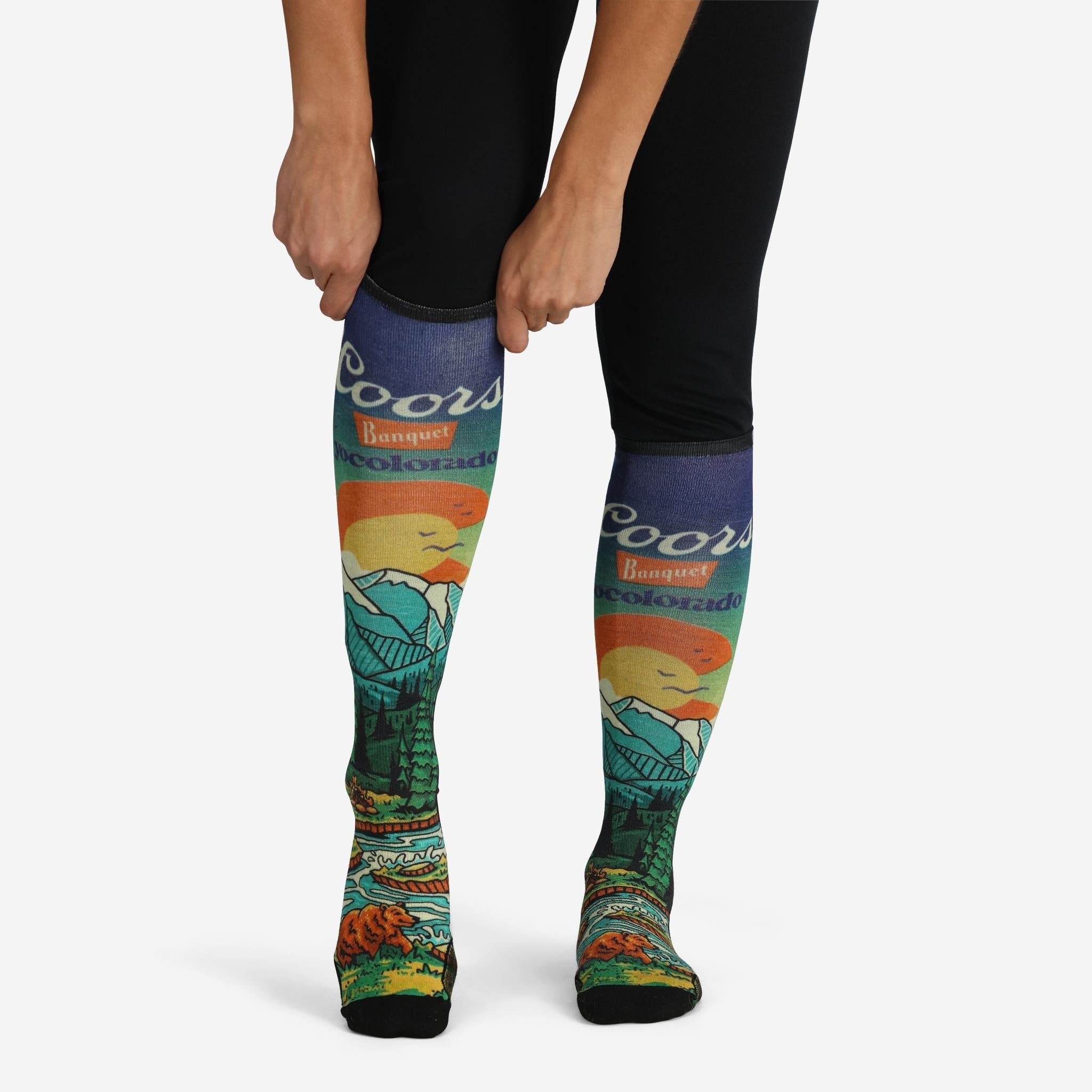 Smartwool x YoColorado x Coors Banquet Over the Calf Ski Socks - LIMITED EDITION