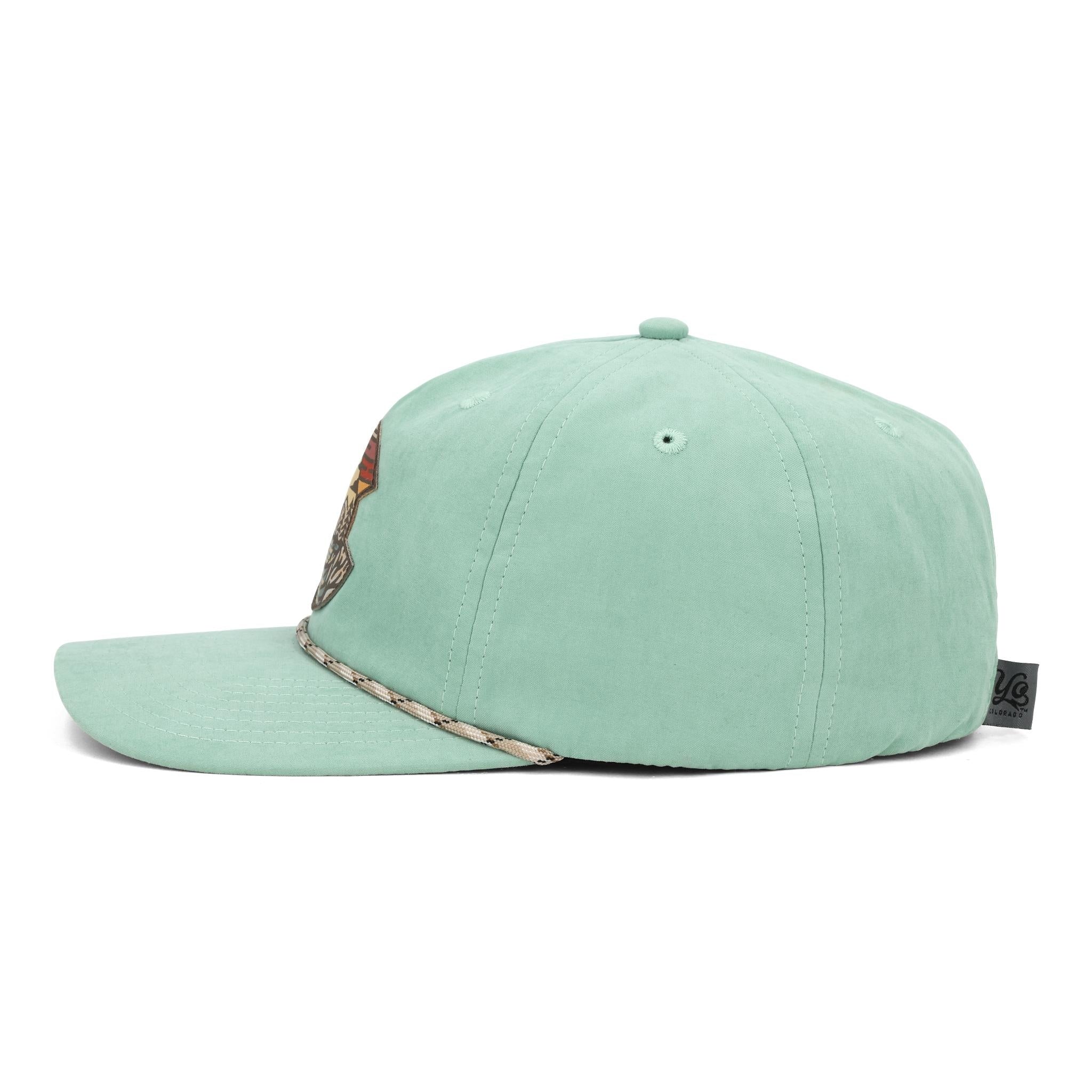 Mountain C Rope Hat in Teal