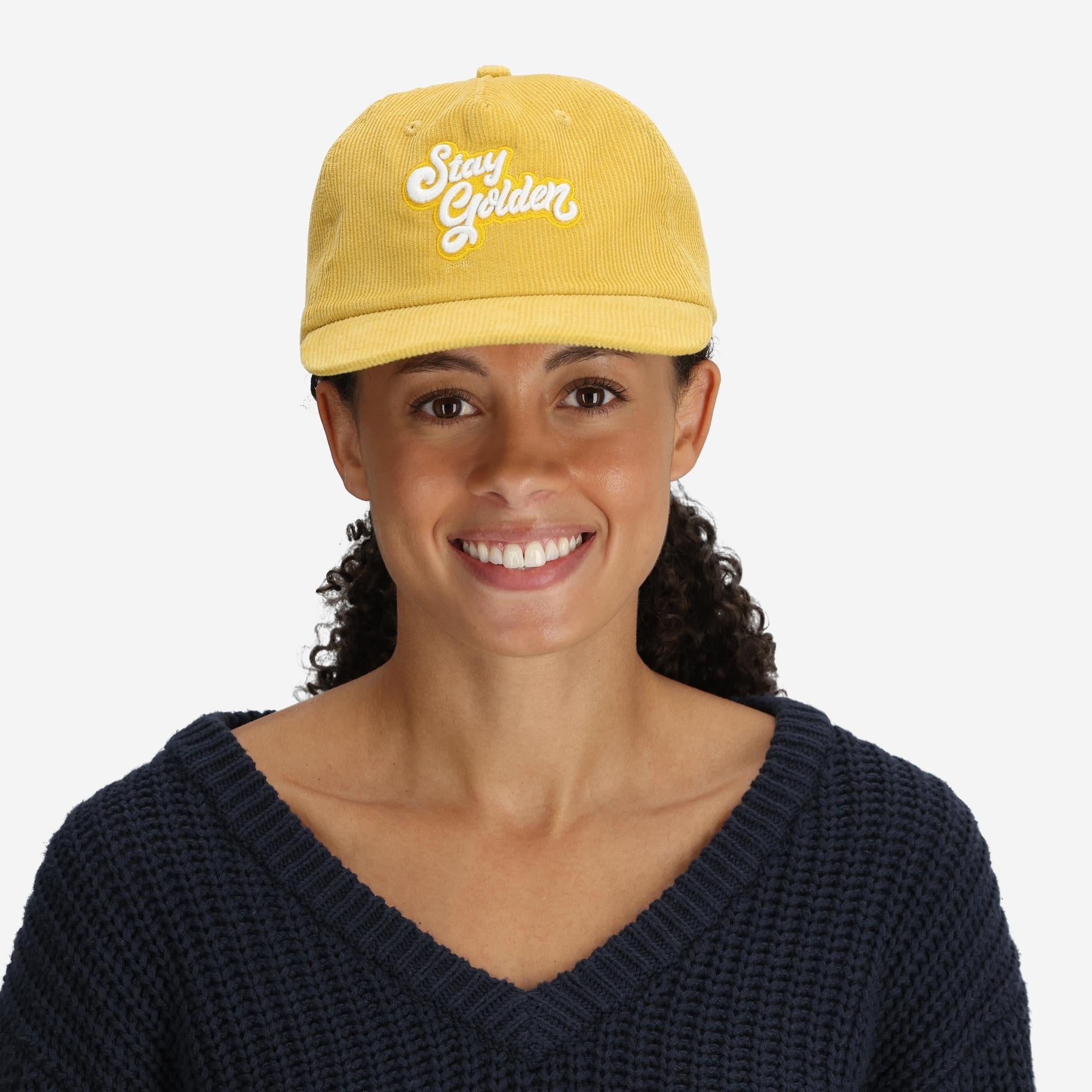 Stay Golden Corduroy Hat