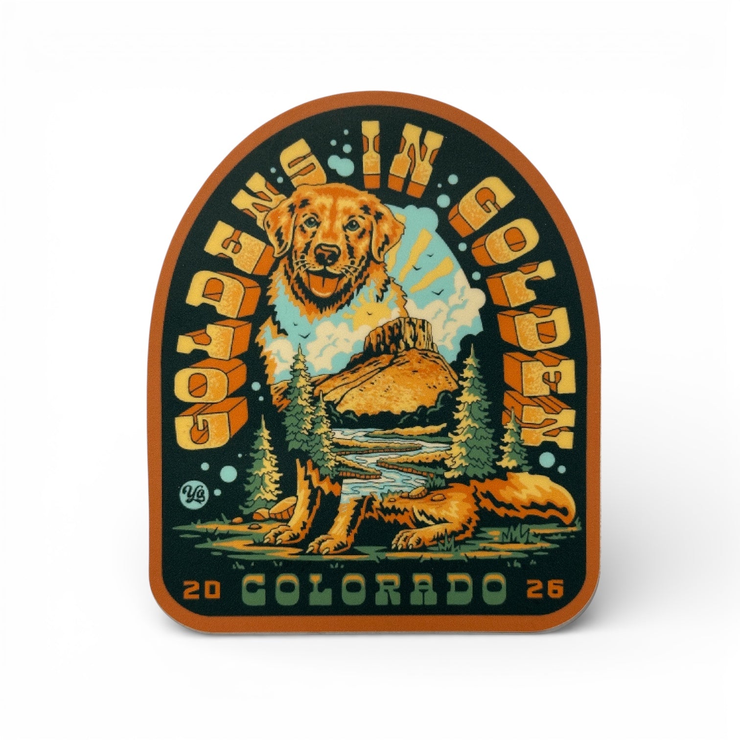 Goldens in Golden 2026 Official Sticker