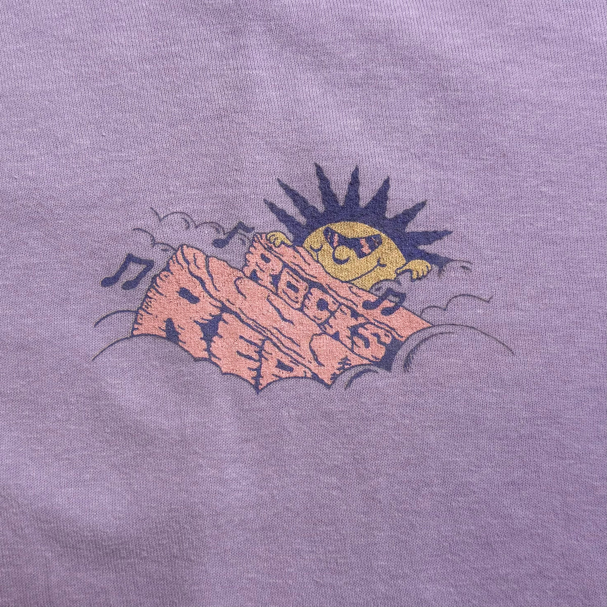 Red Rocks Born to Rock Unisex T-Shirt - Twilight Lavender