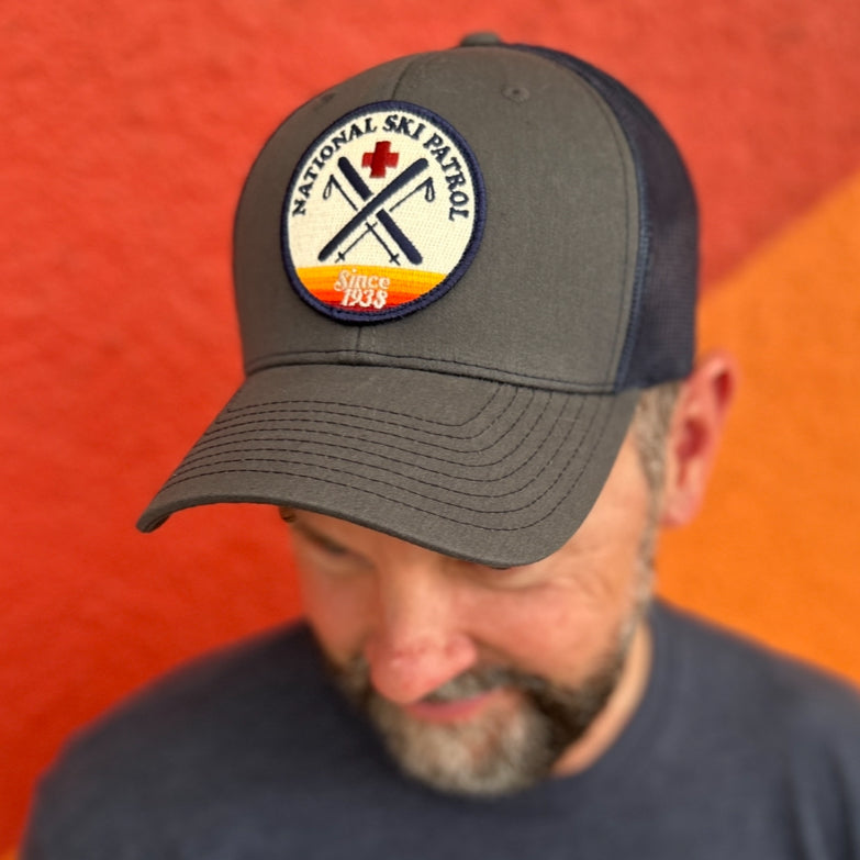 National Ski Patrol Retro Trucker Patch Hat