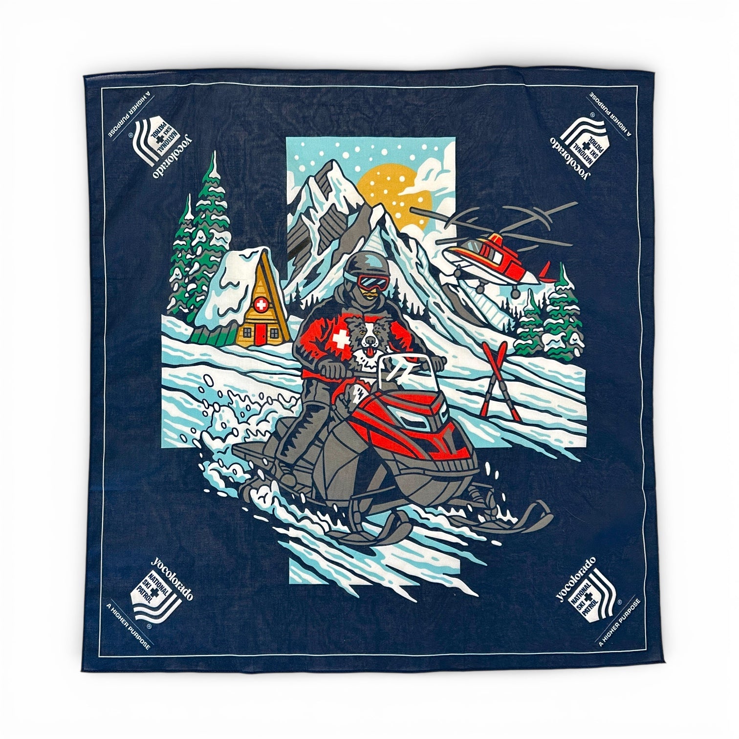 CHALLENGER 14周年 BANDANA NSP High Country Heroes Bandana