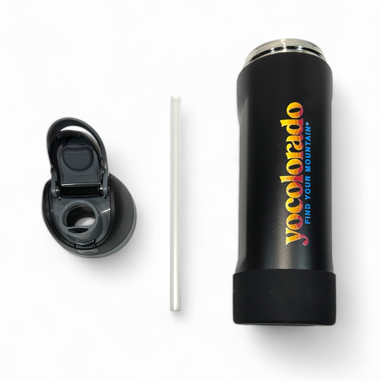HydraTrail Sip Bottle in Carbon Black