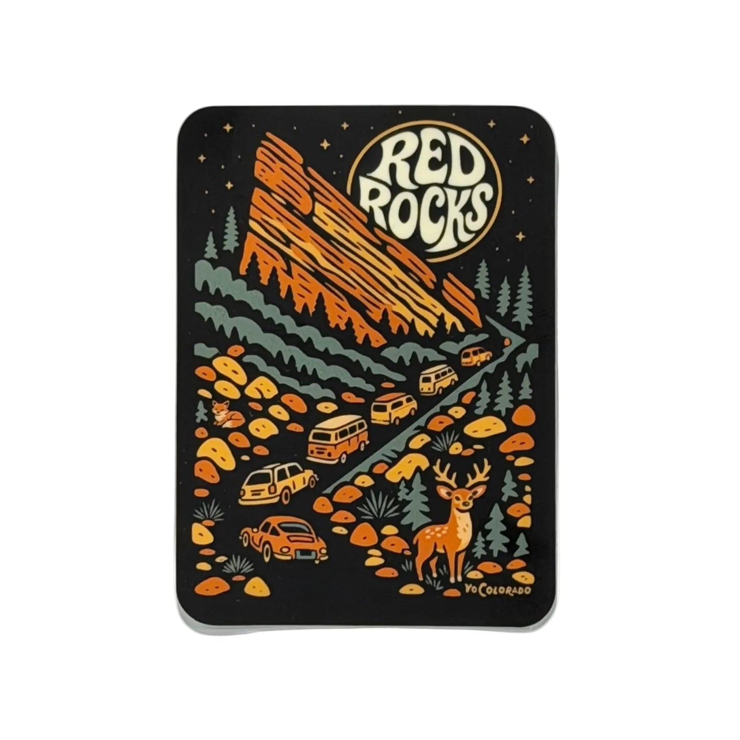 Red Rocks Roadshow Sticker