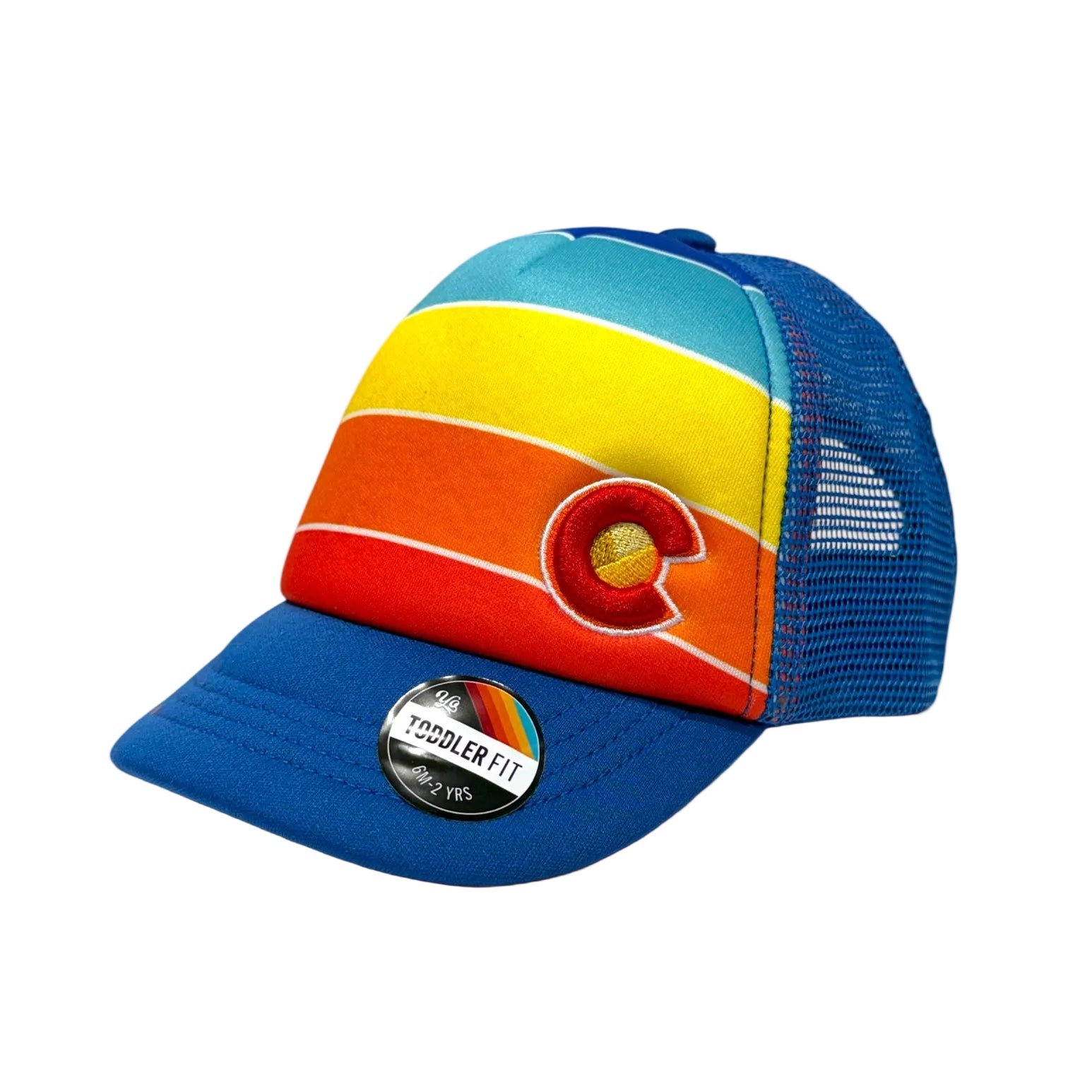 Toddler Rainbow Fader Trucker Hat