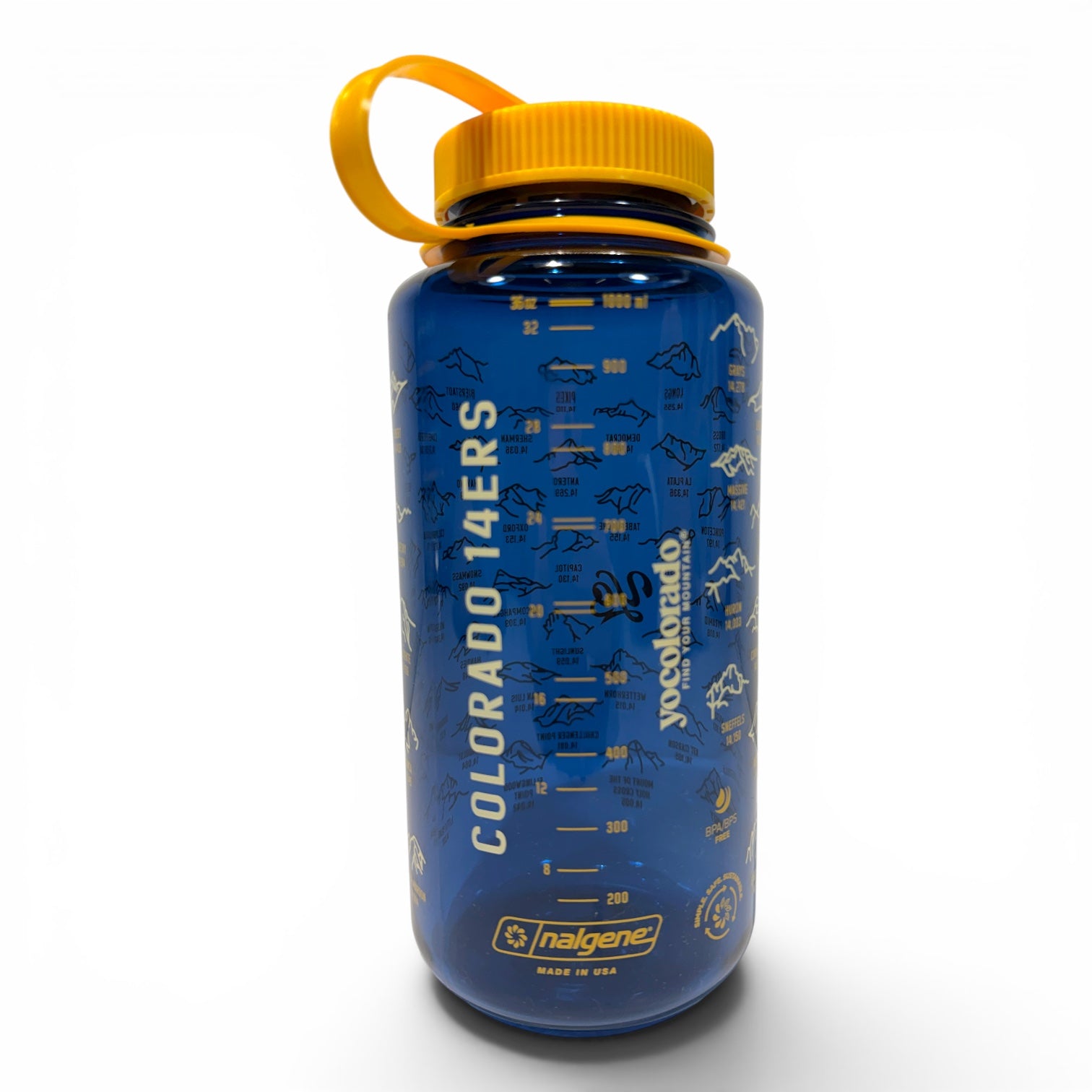 Colorado 14ers Summit Club Water Bottle