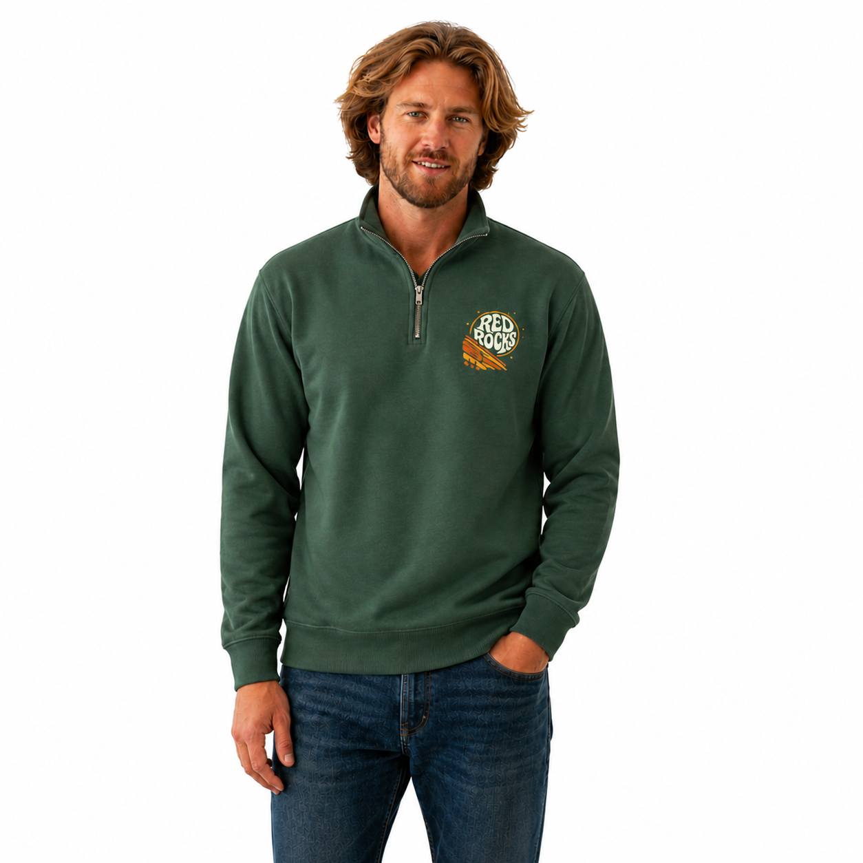 Red Rocks Roadshow Unisex Quarter-Zip