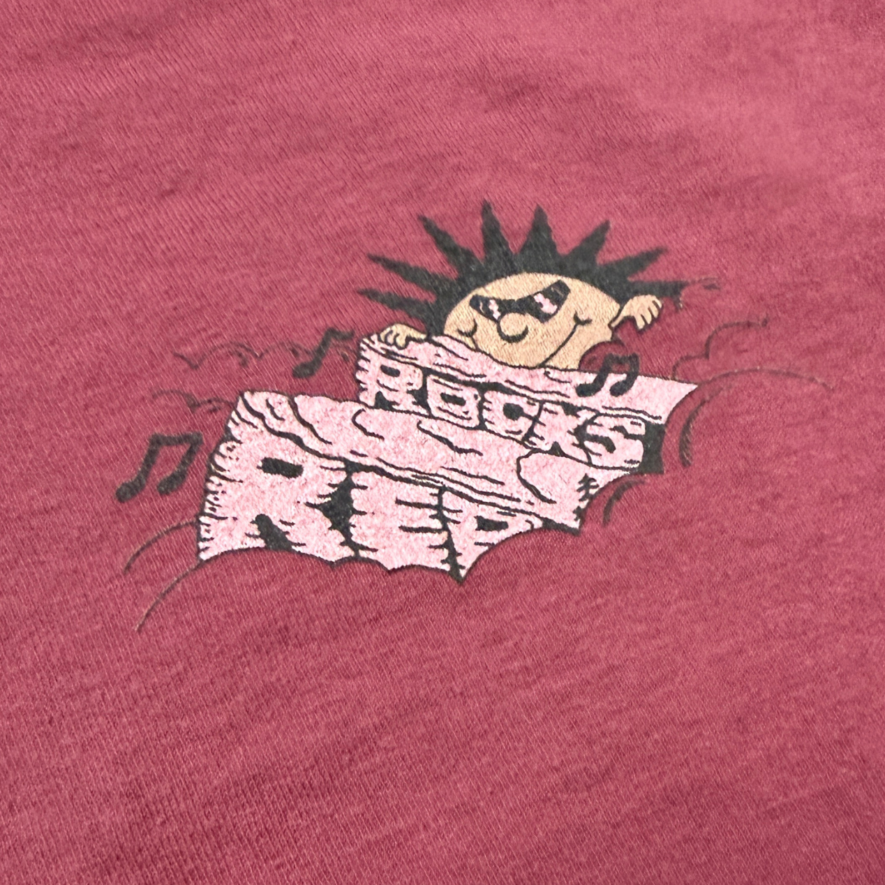 Red Rocks Born To Rock Unisex T-Shirt - Sandstone Red