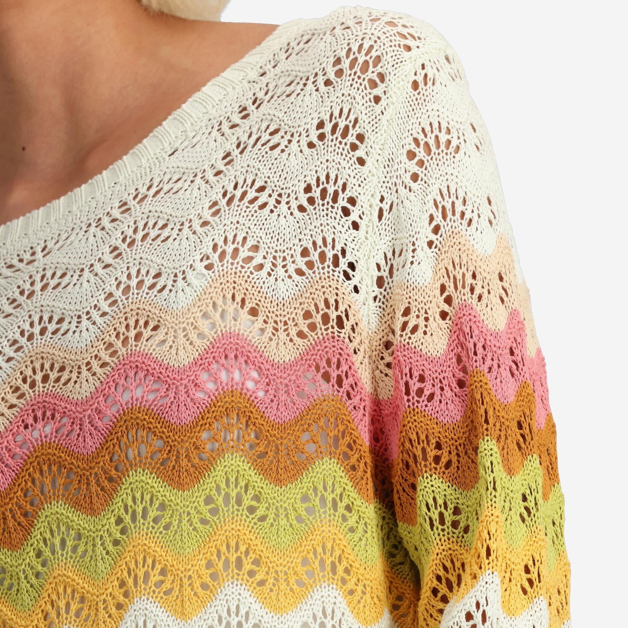 Women's Craft Knit Sweater in Cream - FINAL SALE