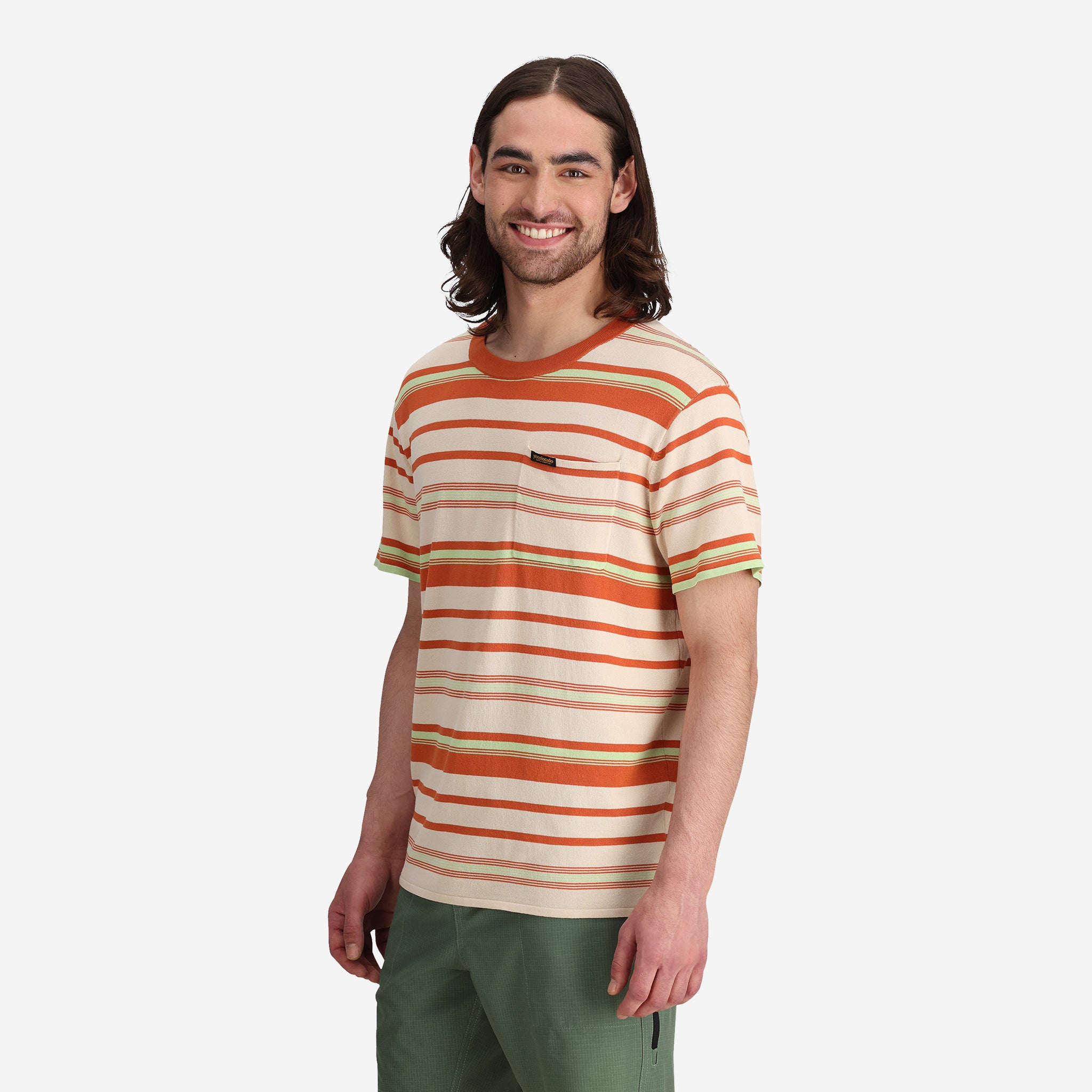 Men's Voyager Knit Tee in Sand