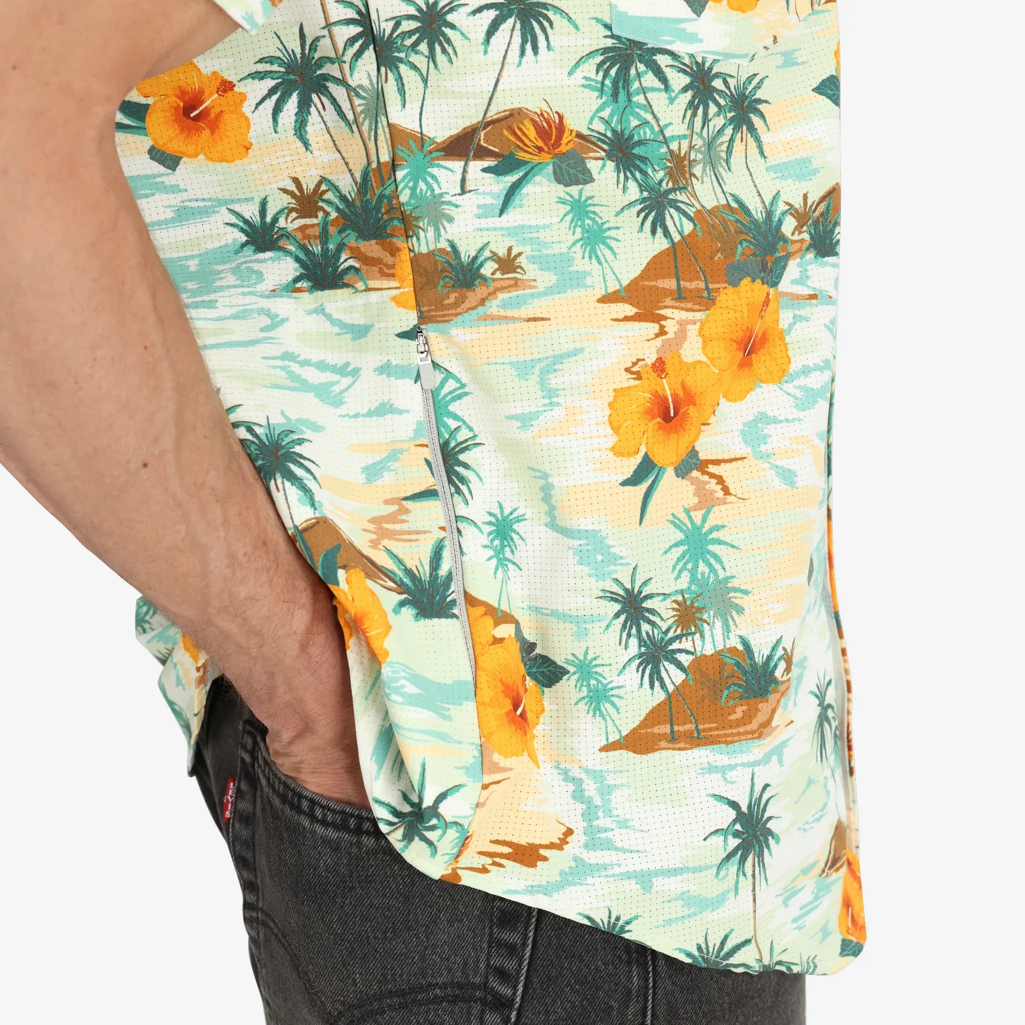 Men's Enduro Aloha Hawaiian Tech Shirt