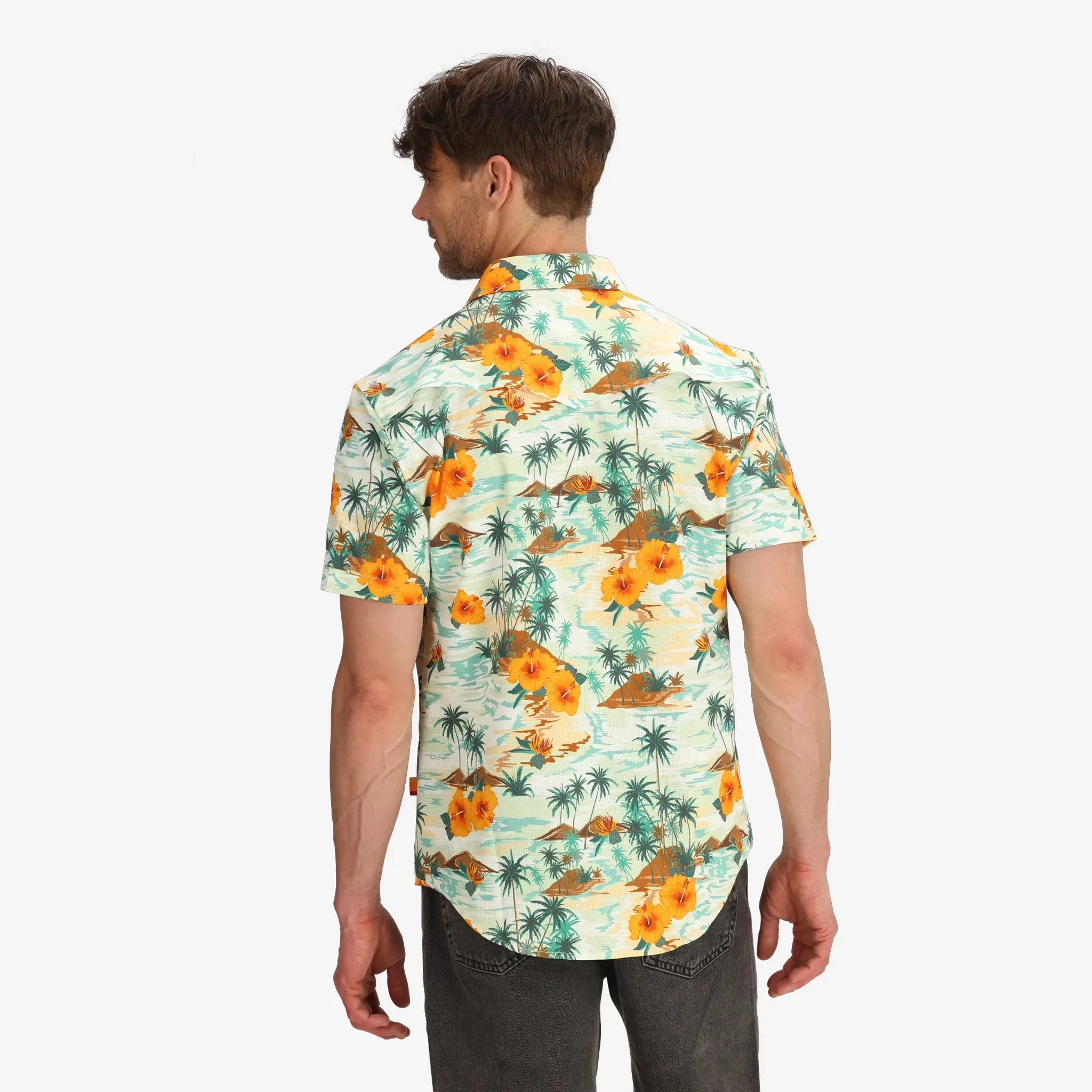 Men's Enduro Aloha Hawaiian Tech Shirt