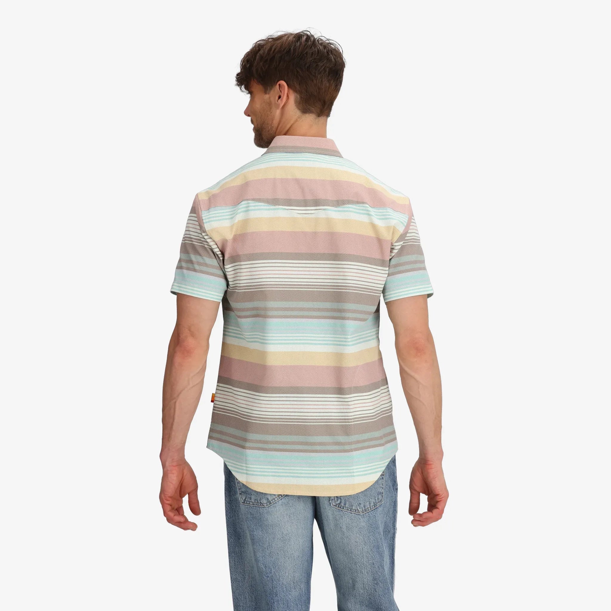 Men's Enduro Boardwalk Stripe Tech Shirt - RECYCLED