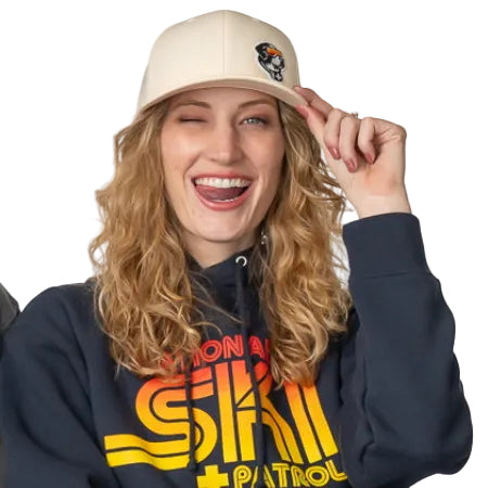 NSP Blizz the “Pawtrol” Dog Trucker Hat in Winter White