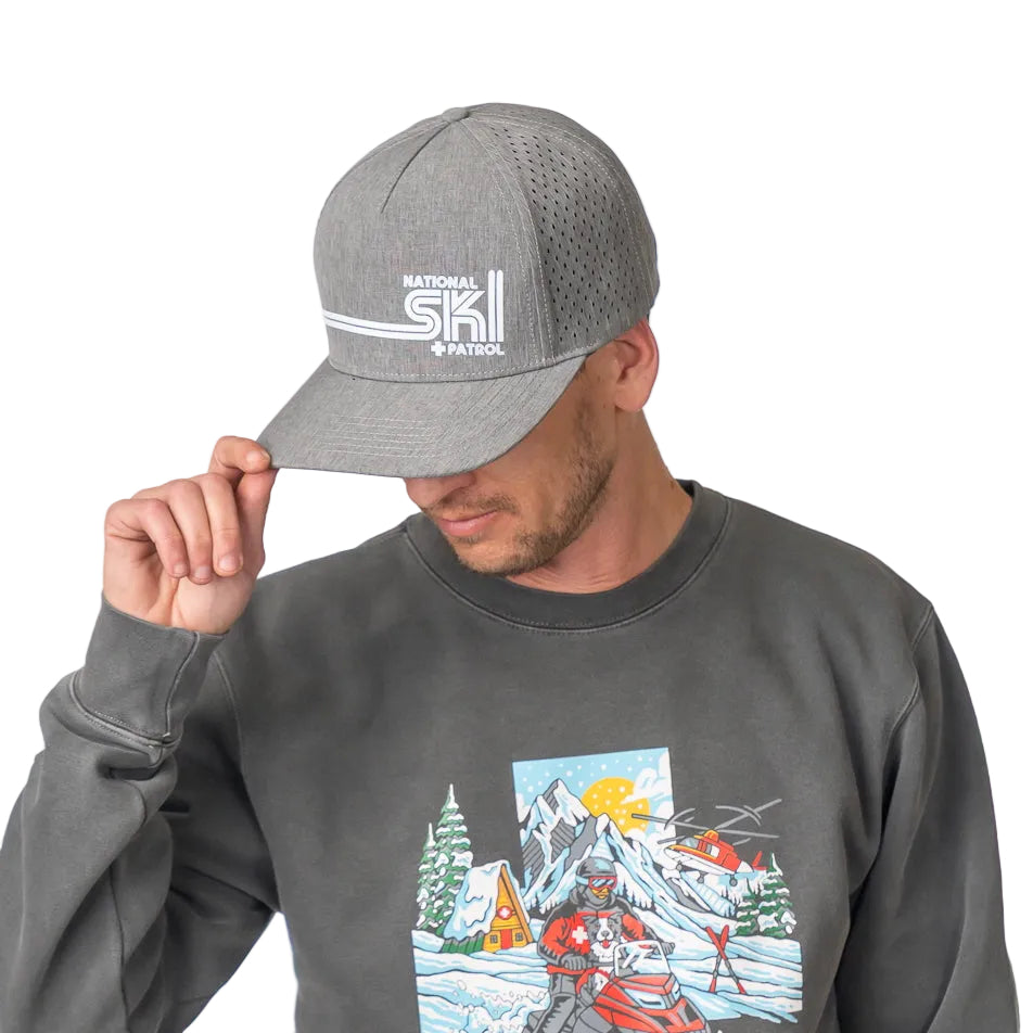 NSP Fresh Tracks Performance Hat in Glacier Gray