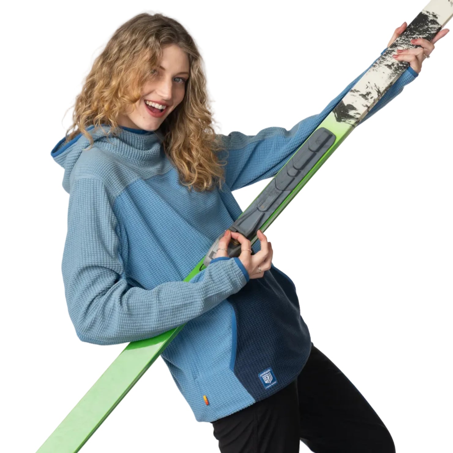 NSP Unisex Hardpack Grid Fleece Hoodie