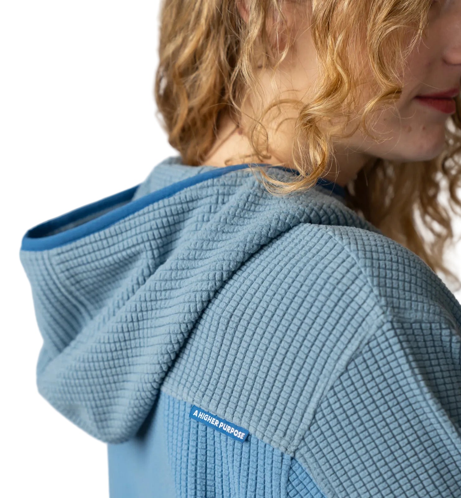 NSP Unisex Hardpack Grid Fleece Hoodie