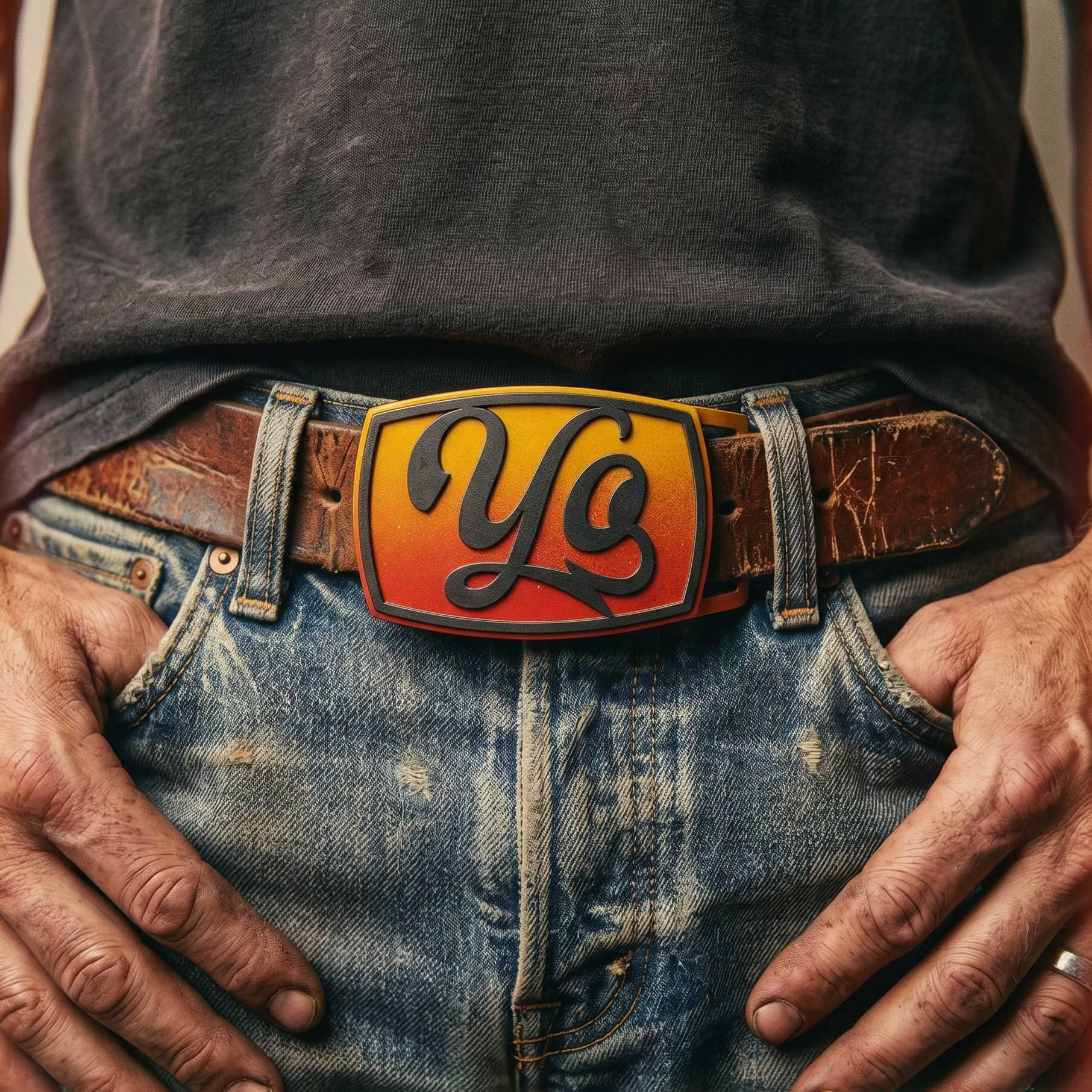 Horizon Heritage Steel Belt Buckle