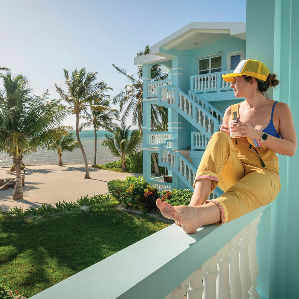 Women's Serape All Day Overalls in Sun