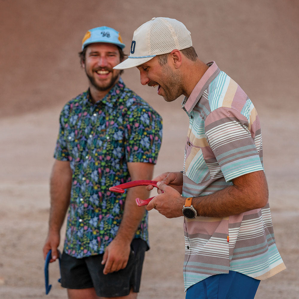 Men's Enduro Boardwalk Stripe Tech Shirt - RECYCLED