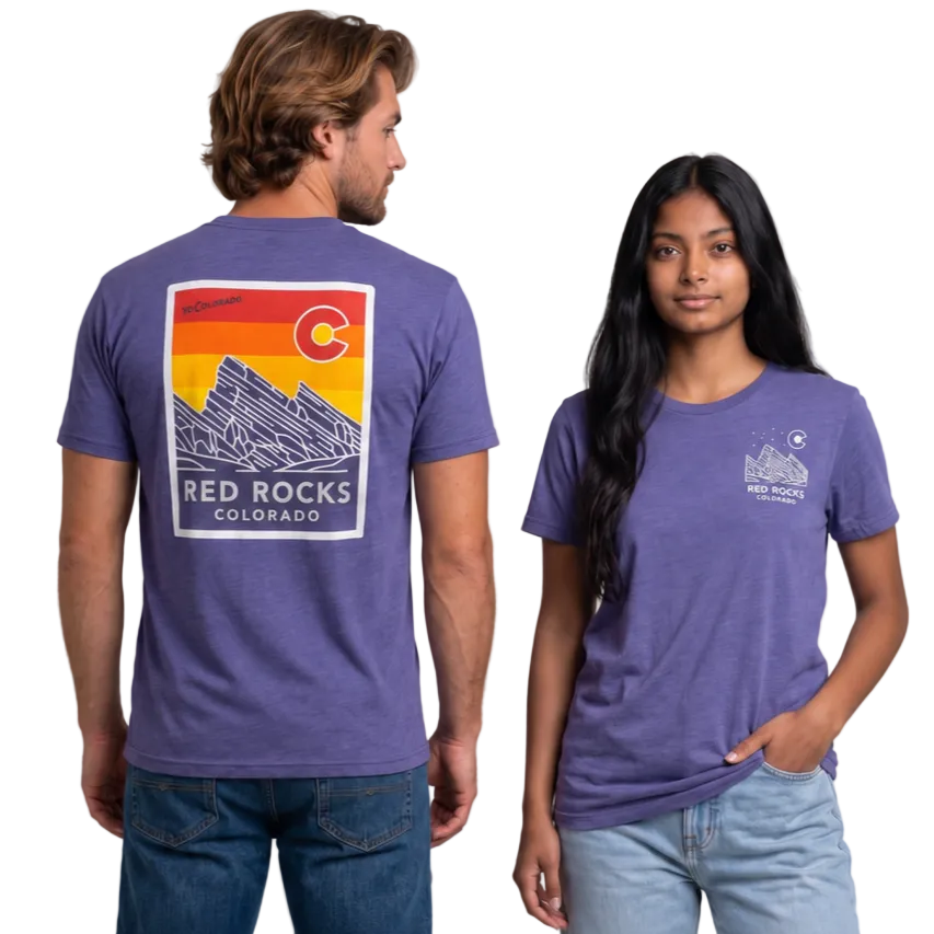 Red Rocks Fader Unisex T-Shirt