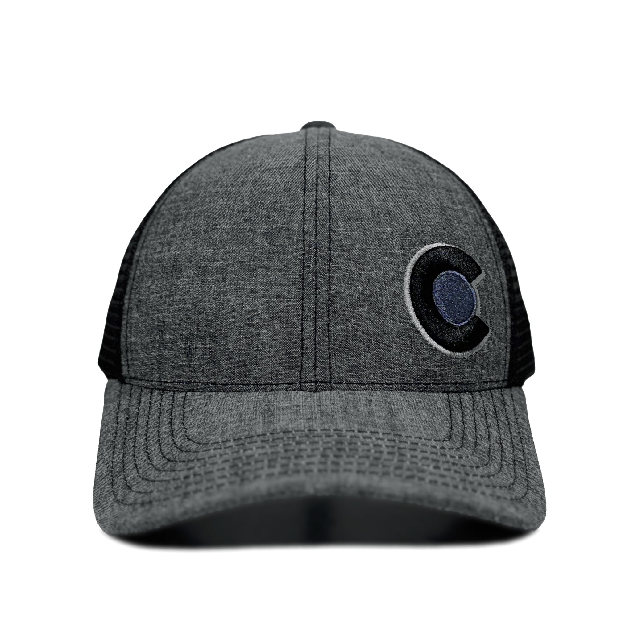 Monochromatic Trucker Hat Black/Black