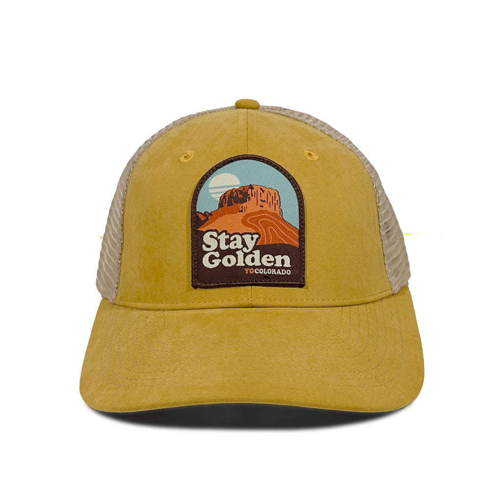 Stay Golden™ Gold Trucker Hat