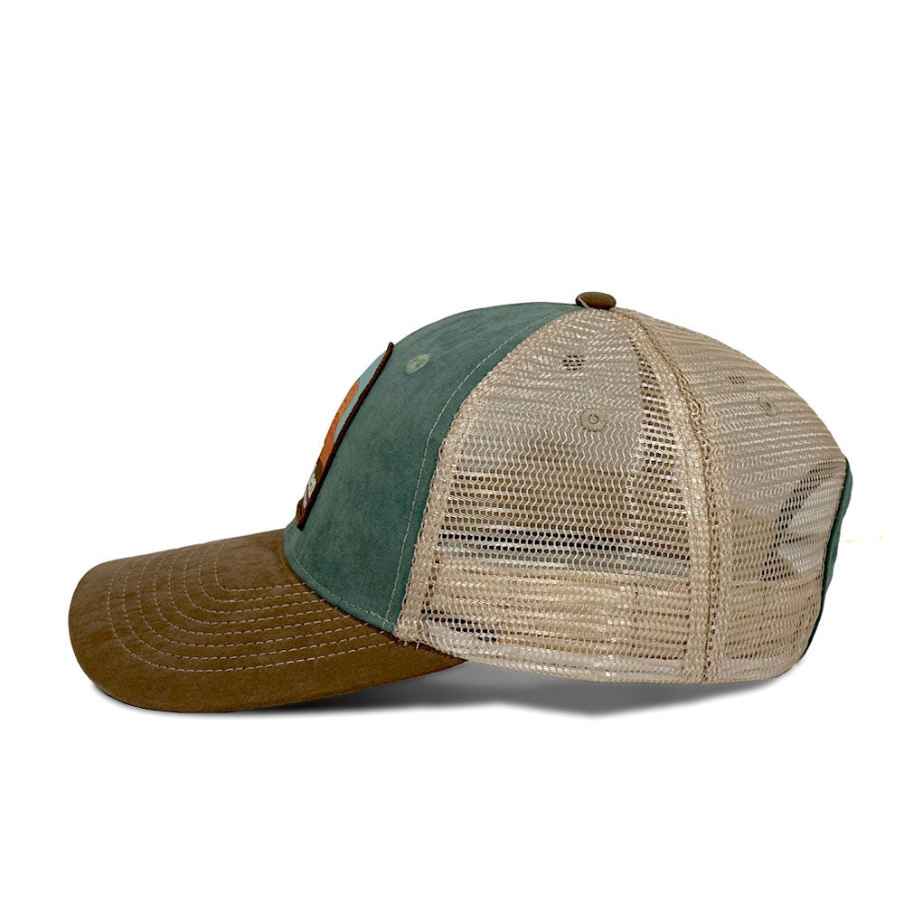 Stay Golden™ Steel Blue Trucker Hat