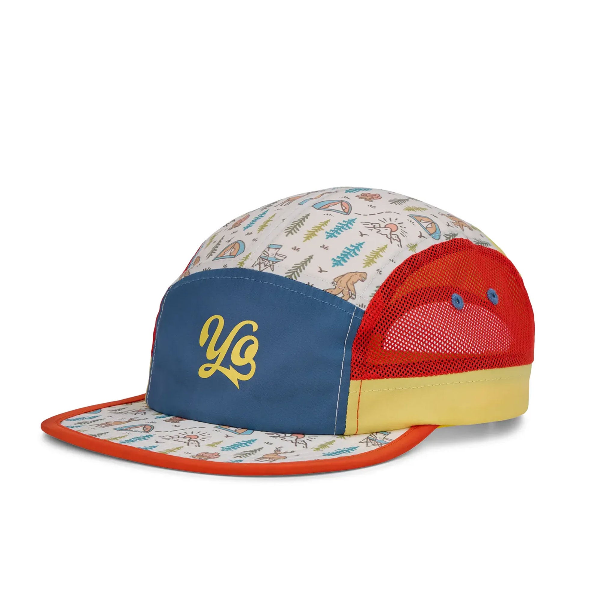 Kids' Elevation Series Running Hat in Camp Sasquatch