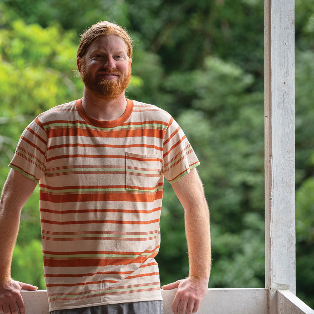 Men's Voyager Knit Tee in Sand