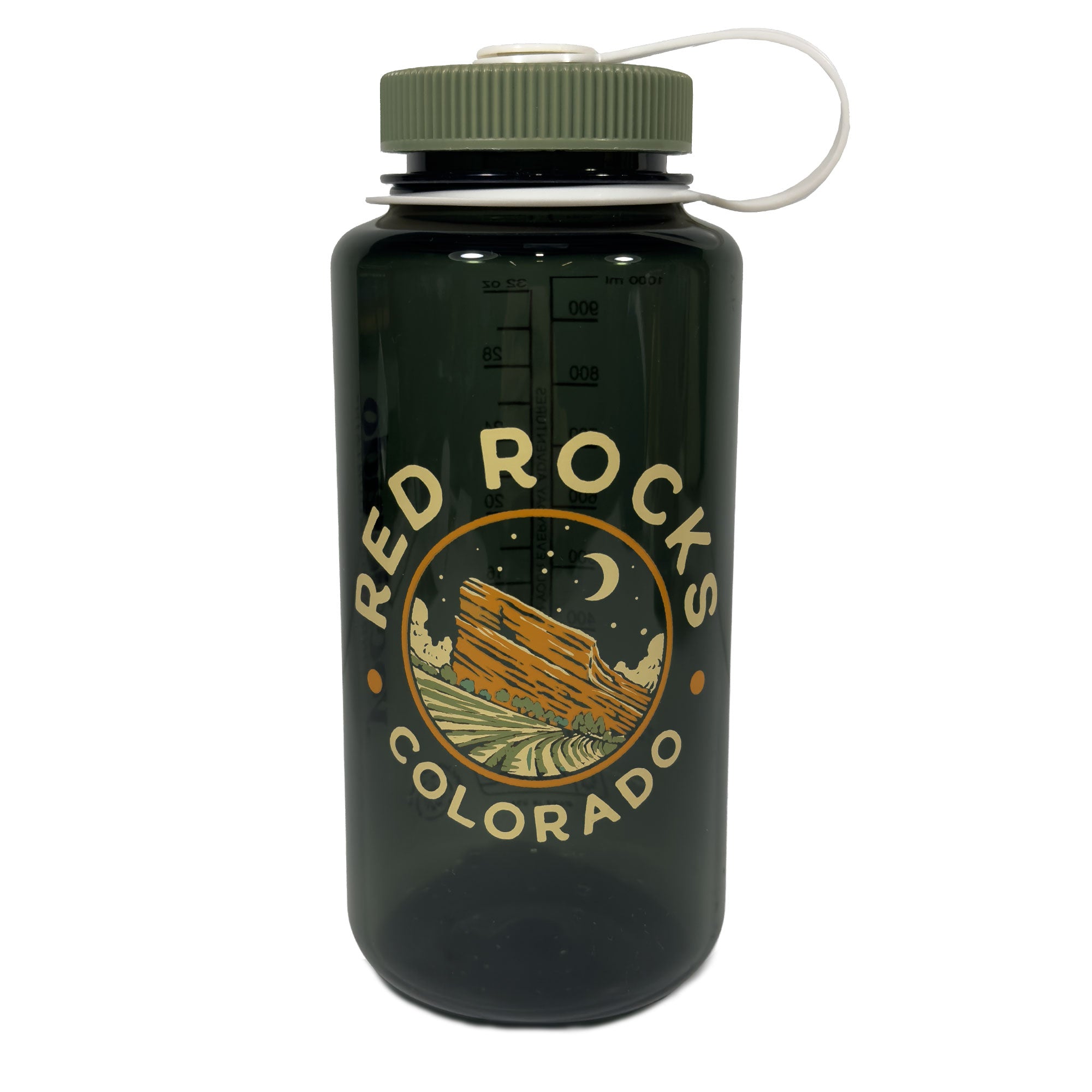 Red Rocks Night Nalgene Water Bottle
