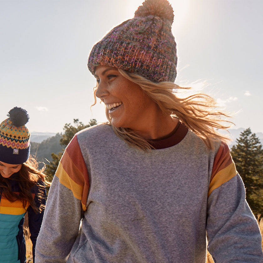 Canyon Beanie in Peach Moss