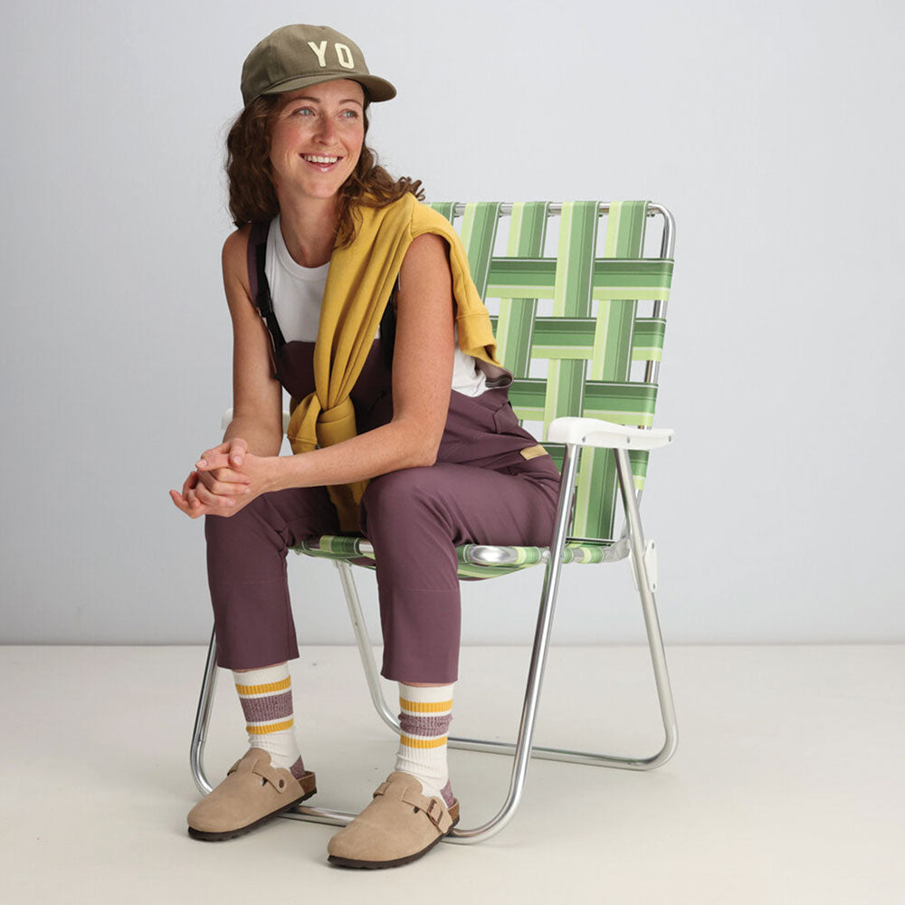 Women's Boardwalk All Day Overalls in Faded Purple