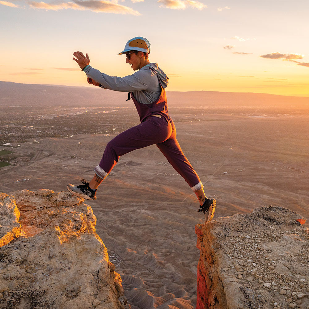 Women's Boardwalk All Day Overalls in Faded Purple