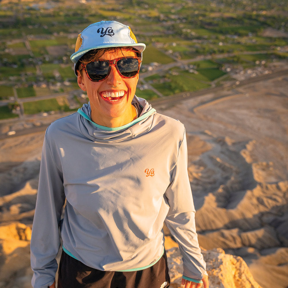 Elevation Series Running Hat in Blue Sky