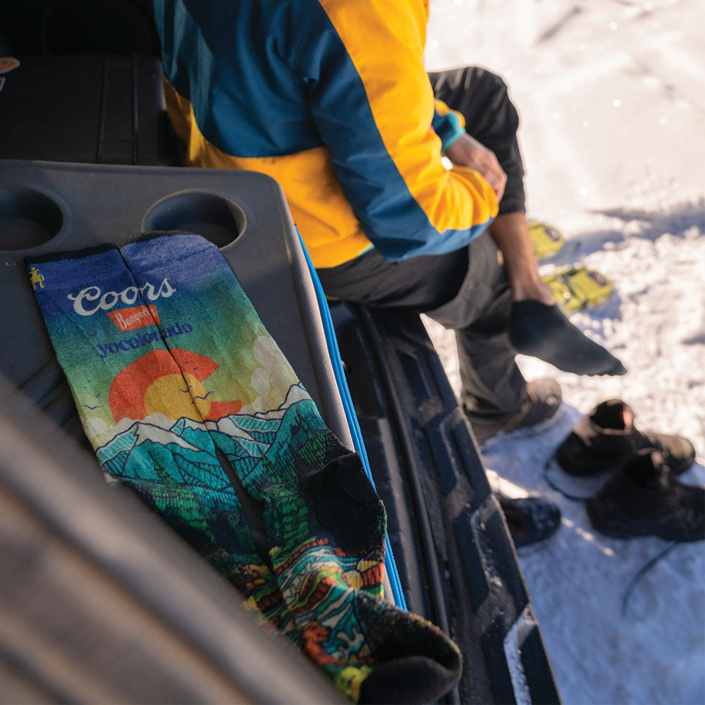 Smartwool x YoColorado x Coors Banquet Over the Calf Ski Socks - LIMITED EDITION