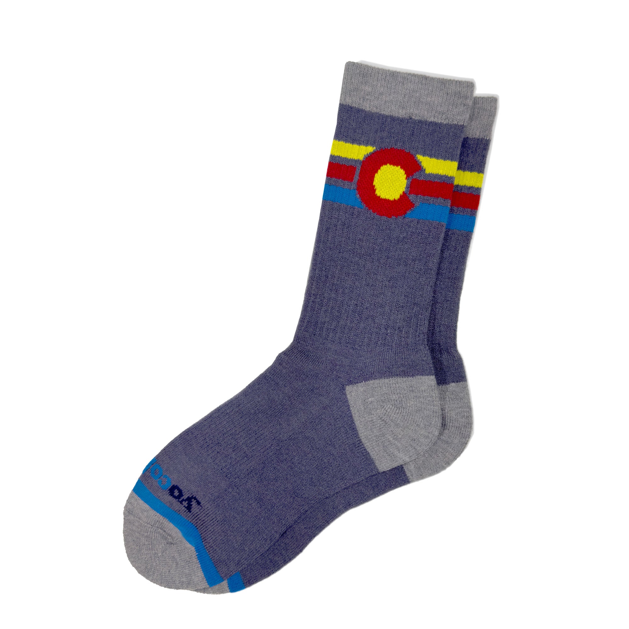 Ouray Colorado Flag Socks