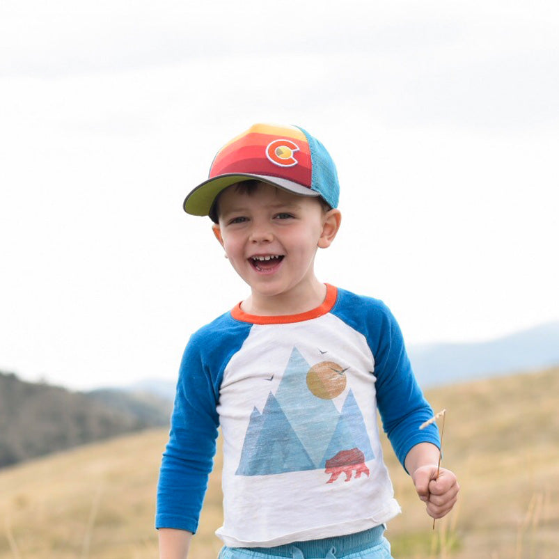 Kids' Sunset Fader Trucker Hat